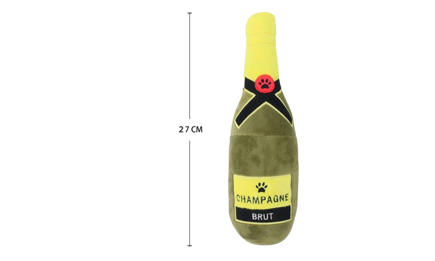 Champagne fles met pieper - Proost!