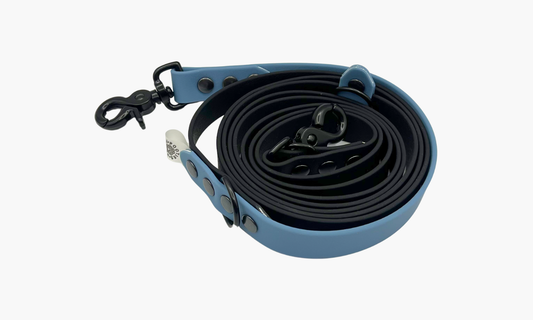 Zwart + Petrol Blauw - Handsfree hondenriem 260cm | Tot 12kg