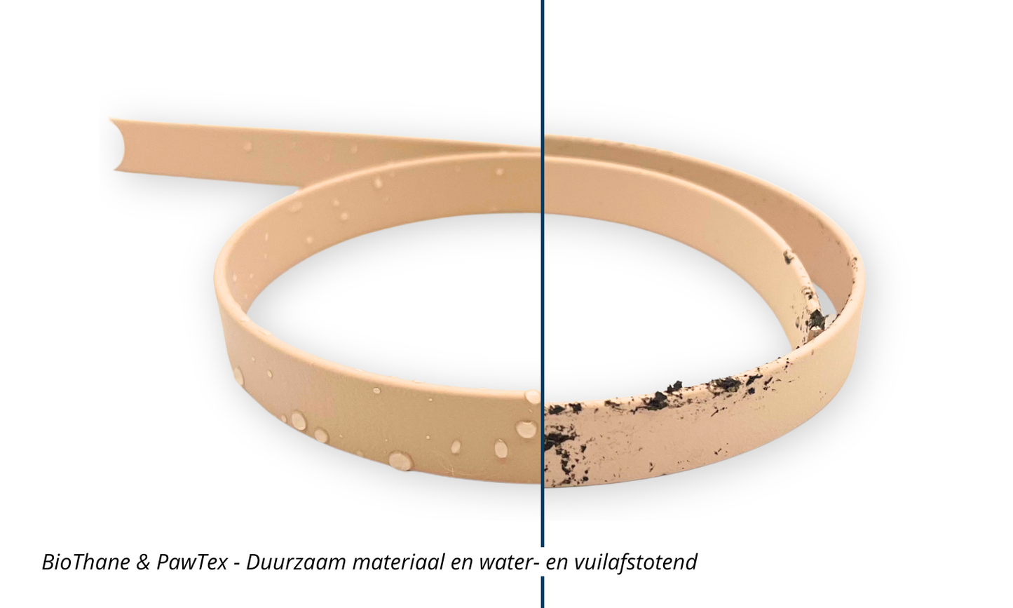 Bladgoud - Halsband met klikgesp 37cm (tot 20kg)