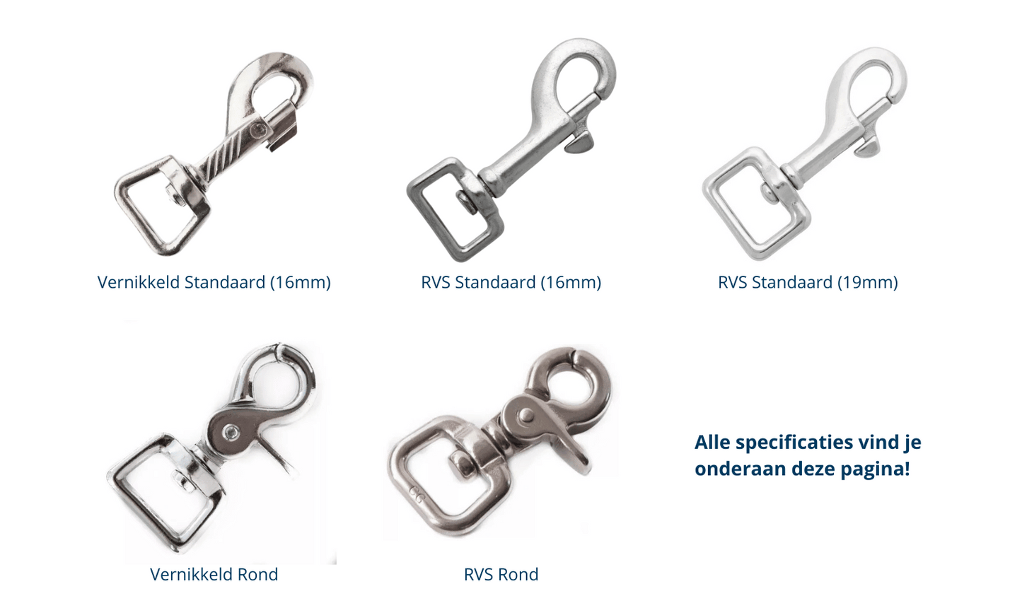 Basis hondenriem met vast handvat - PawTex (1-kleurig)