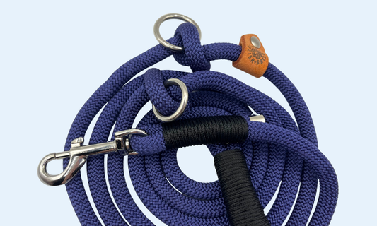 🌑 Schaduw - Hondenriem touw (7-in-1)