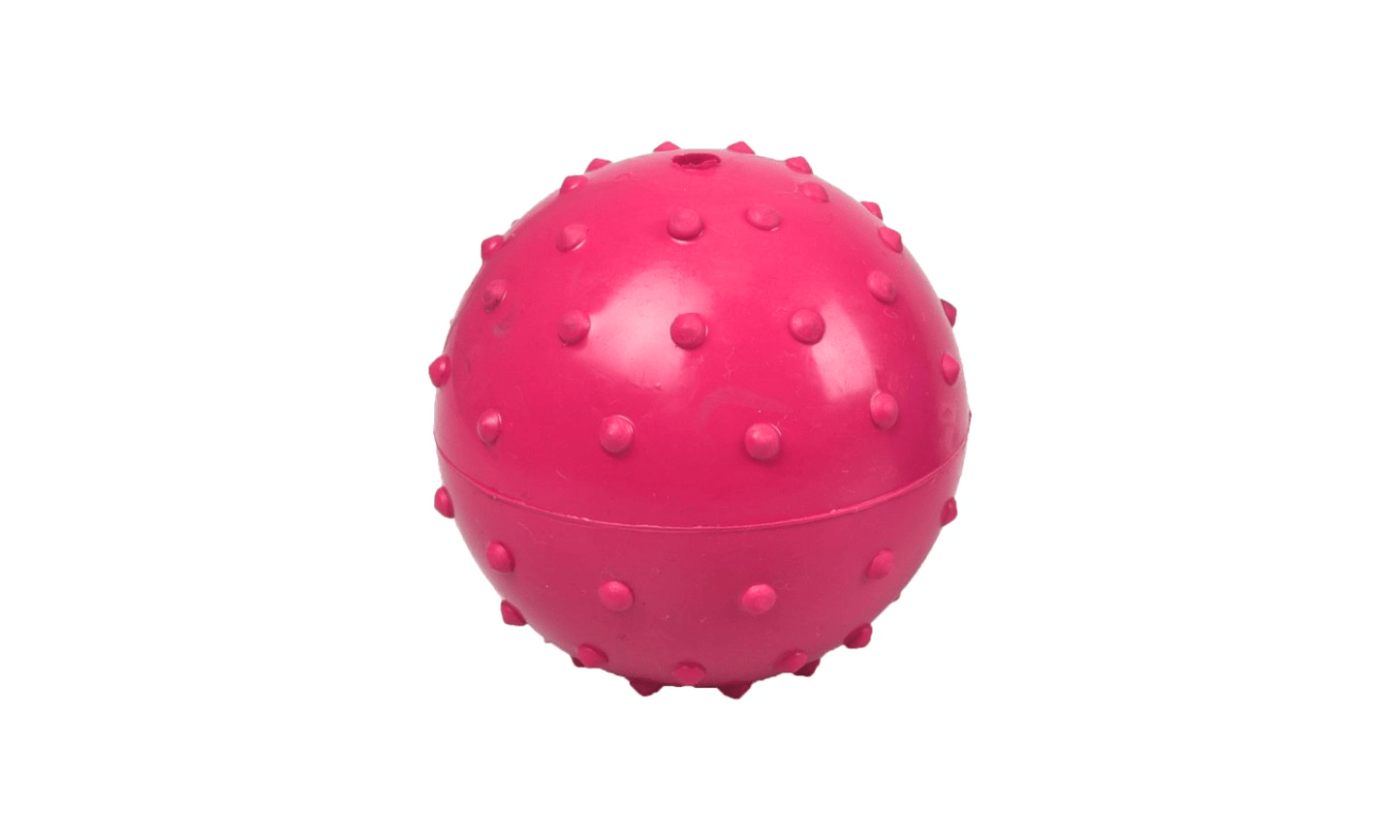 Rubberen bal met belletje