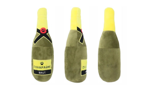 Champagne fles met pieper - Proost!