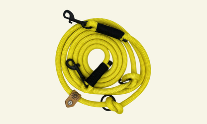 💛 Highlight - Hondenriem touw (7-in-1)