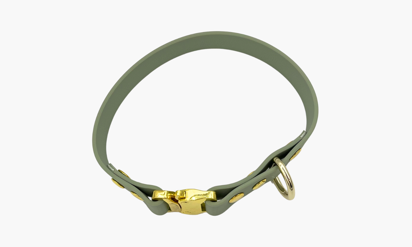 Bladgoud - Halsband met klikgesp 37cm (tot 20kg)
