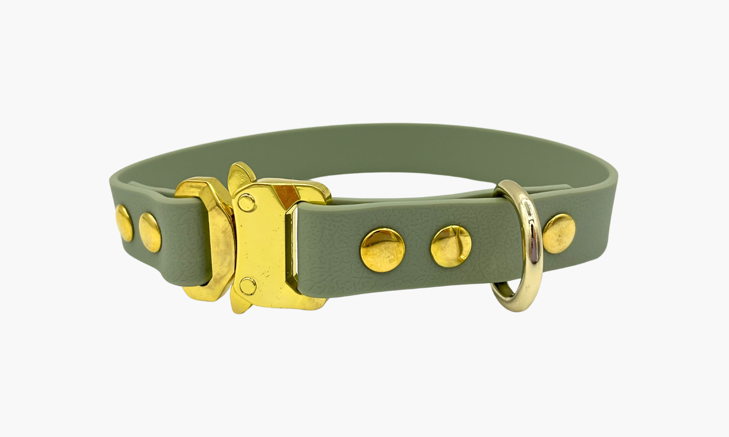Bladgoud - Halsband met klikgesp 37cm (tot 20kg)