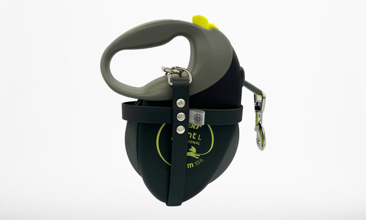 Voorbeeld van holster om de Flexi Giant L