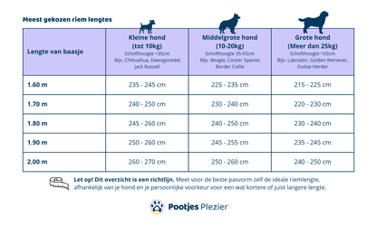 Verstelbare en handsfree 7 in 1 hondenriem BioThane
