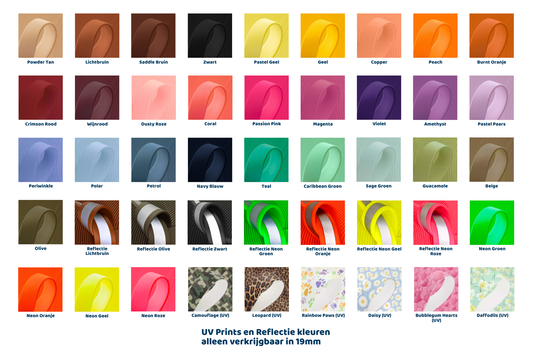BioThane kleuren samples