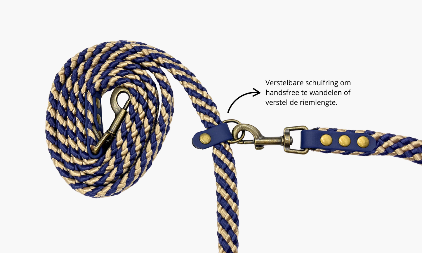 Marine - Handsfree hondenriem 250cm | Tot 12,5kg