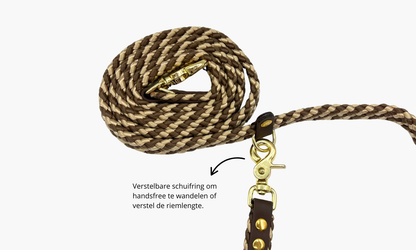 Mokka - Handsfree hondenriem 240cm | Tot 12kg