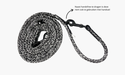 Nacht - Handsfree hondenriem 270cm | Tot 20kg