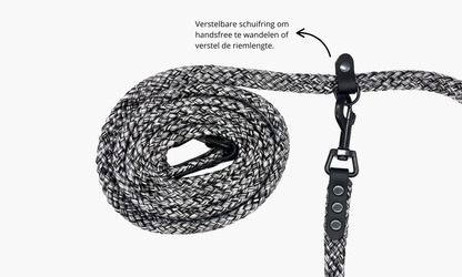 Nacht - Handsfree hondenriem 270cm | Tot 20kg