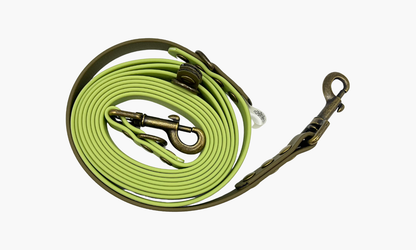 Olijfgroen + Militair Groen - Handsfree hondenriem 260cm | Tot 12kg