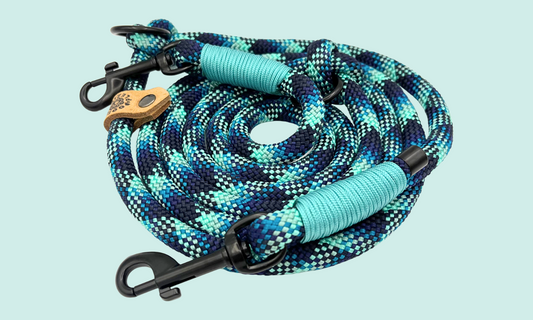 Verstelbare en handsfree 8 in 1 hondenriem Touw - 🌪️ Storm