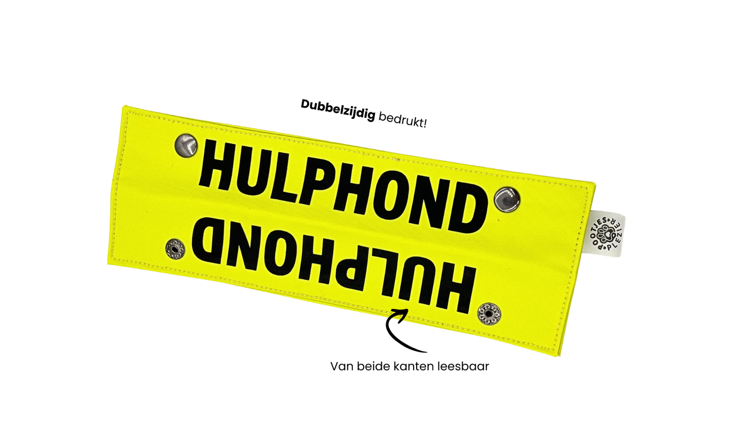 Waarschuwingslabel voor hondenriem