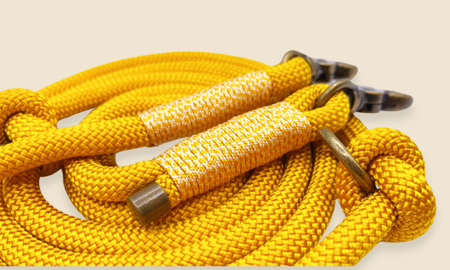Verstelbare en handsfree 8 in 1 hondenriem Touw - 🌻 Zonnebloem